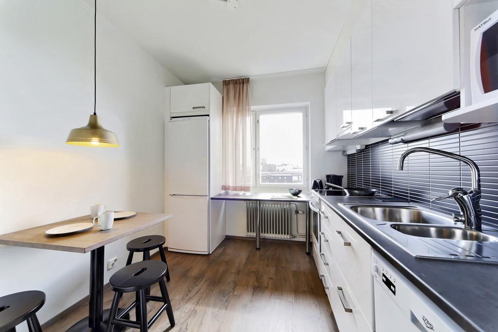 Forenom Serviced Apartments Helsinki Lapinlahdenkatu Helsínquia Quarto foto