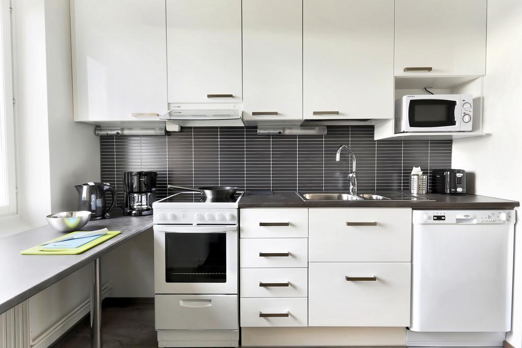 Forenom Serviced Apartments Helsinki Lapinlahdenkatu Helsínquia Quarto foto