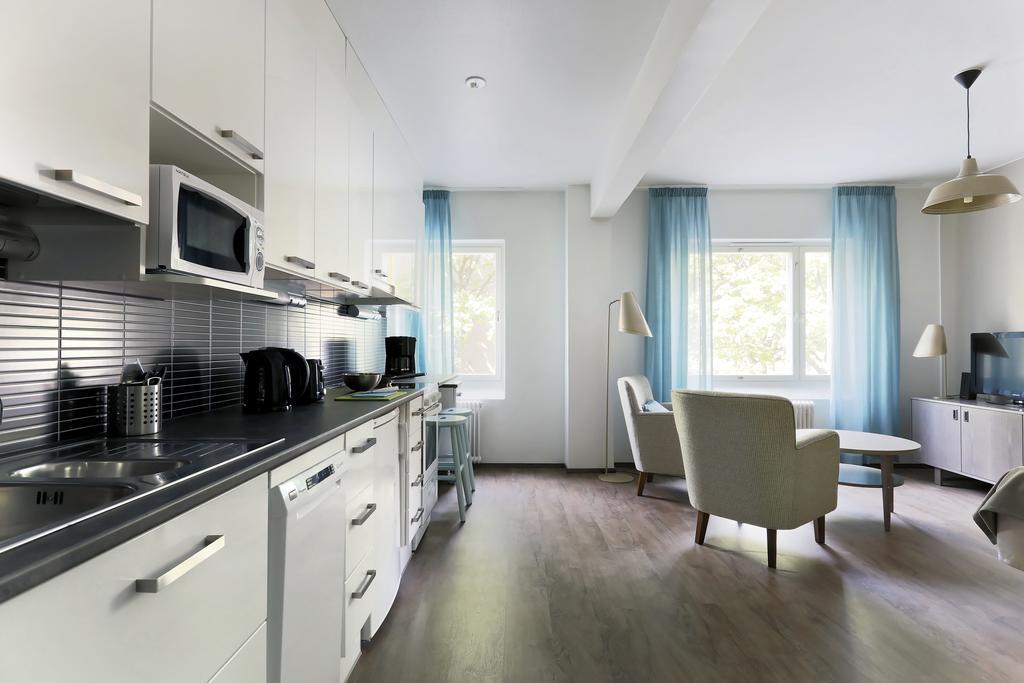 Forenom Serviced Apartments Helsinki Lapinlahdenkatu Helsínquia Quarto foto